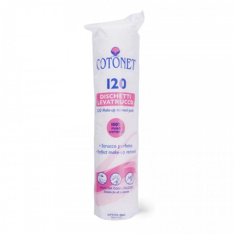 Odličovací tampony Cotonet 120ks - Kosmetika Pro ženy Péče o obličej Odličovače očí a tampóny